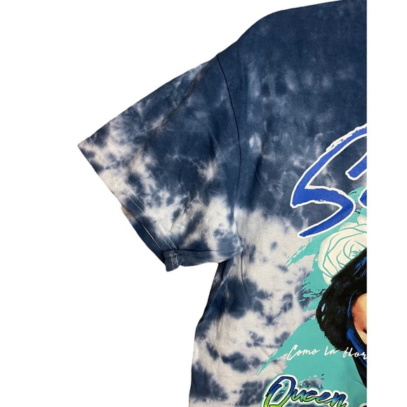 Selena Queen of Cumbia Tie Dyed Graphic‎ T-Shirt Size Medium NWOT - Picture 5 of 7